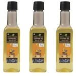 Cura Mahaveer Castor Hair Oil | Arandi Tel | For Hair Growth, Nail cuticles, Eyelash & Eyebrows | Hydrates Skin & Reduces Wrinkles | Suitable For All Hair Types Pack Of 3 - Fast UK Delivery