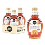 Urban Platter Pure Maple Syrup, 250ml [Pack of 3 | Product of Canada | Robust Taste] - Fast UK Delivery - Image 2