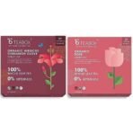 Teabox Organic Hibiscus Cinnamon Clove Green Tea Bags 50 pcs & Teabox Organic Rose Green Tea 25 Teabags - Fast UK Delivery - Image 2