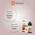 KRISHNA's HERBAL & AYURVEDA Cardiac Care Juice - 1000 Ml | Ayurvedic Heart Care Expert | Healthy Heart Cardiac Wellness | Enriched With Arjuna Chaal, Kutki, Amla, Anardana & Pushkar Mool - Fast UK Delivery - Image 3