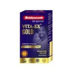 Baidyanath Vita ex Gold, 20 Capsules - Made with Pure Himalayan Shilajit, Ashwagandha & Safed Musli| Boosts Strength, Power & Stamina - Fast UK Delivery