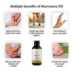 Kerala Ayurveda Murivenna Thailam for Burns, Cuts & Sprains - 100 ml | Ayurvedic Oil for Joint Pain and Swelling | First Aid Box Oil for Pain Relief & Wound Healing | Infused with Aloevera & Moringa - Fast UK Delivery - Image 4