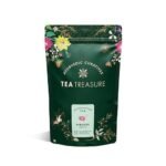 Tea Treasure Hibiscus Tea - 100 Gm - | Hibiscus Flower Tea - 100 Gram (100 Cups) | Blend of Ginger, Rose, Lemongrass, Green Tea, Hibiscus Flowers & Other Natural Herbs | Morning Tea | Relaxation Tea | Whole Loose Leaf Tea | Wellness Tea - Fast UK Delivery