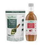 Neuherbs Green coffee bean powder-200g and Organic apple cider vinegar combo- 500 ML for weight management, good digestion, healthy skin and body detoxification - Fast UK Delivery - Image 2