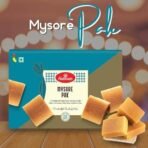 Haldiram's Mysore Pak 400 g | Traditional Taste of Mysuru | Fresh Indian Traditional Mithai | | Cereal Based Dessert | No Added Colours or Preservatives | Festive Sweet Gift Box | Healthy and Delicious Sweets | Indian Sweets Gift Pack - Image 4