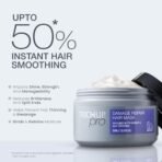 Trichup Pro Damage Repair & Instant Smoothing Hair Care Combo for Dry Frizzy Hair (Set of 2) | Shampoo 300 ml + Hair Mask 200 ml | Improves Texture & Manageability | Reduce Split Ends & Dryness | Unisex - Fast UK Delivery - Image 4