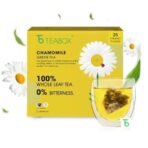 Teabox Premium Green Tea With Chamomile Flowers | 100% Whole Leaf Green Tea From The Himalayas | 25 Tea Bags (Low Caffeine) - Fast UK Delivery - Image 2