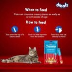 Drools Creamy Lickable Cat Treat Seafood Medely (Pack of 5 Pouches, 375g), All Life Stages - Fast UK Delivery - Image 7