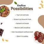 Neuherbs Chocolate Peanut Butter (Creamy), Gluten free | 19g Protein | Non GMO | Omega-3, 400g - Fast UK Delivery - Image 5