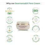 Kerala Ayurveda Swarnamukhi Face Cream| For a Natural Golden Glow |Face Cream for Dry Skin | Non-Greasy Formula| Night Cream for Dry Skin| Face Cream for Women & Men | with Kumkuma, Kamala, Manjishta, Chandana, Kanaka thailam, and Thila thailam | - Image 6
