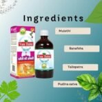 BASIC AYURVEDA Van Tulsi Cough Syrup | Support Your Body's Natural Ability To Fight Off Infections And Restore Balance| Ayurvedic Drink For Helps Cold & Cough - 450ml (Pack Of 1) - Fast UK Delivery - Image 5