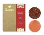 Octavius | Ruby Red Rooibos Tea - 100 Gm (50 Cups) | 100% Natural | Caffeine Free - Herbal Tea | Loose Leaf | Red Tea | South Africa Tea | Antioxident-Rich | Boost Immunity | Helps in Weight Loss - Fast UK Delivery - Image 2