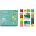 Teabox Detox Kahwa Green Tea 100 Teabags & Teabox Green Tea Sampler Bags 100pcs (10pcs X 10 flavors) - Fast UK Delivery - Image 2
