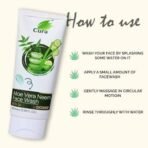 Cura Aloe Vera Neem Face Wash I With the goodness of Tea tree, Cucumber, Aloe & Neem I Purifies skin I Anti - Acne I Deep pores cleansing I 200 ml - Fast UK Delivery - Image 5