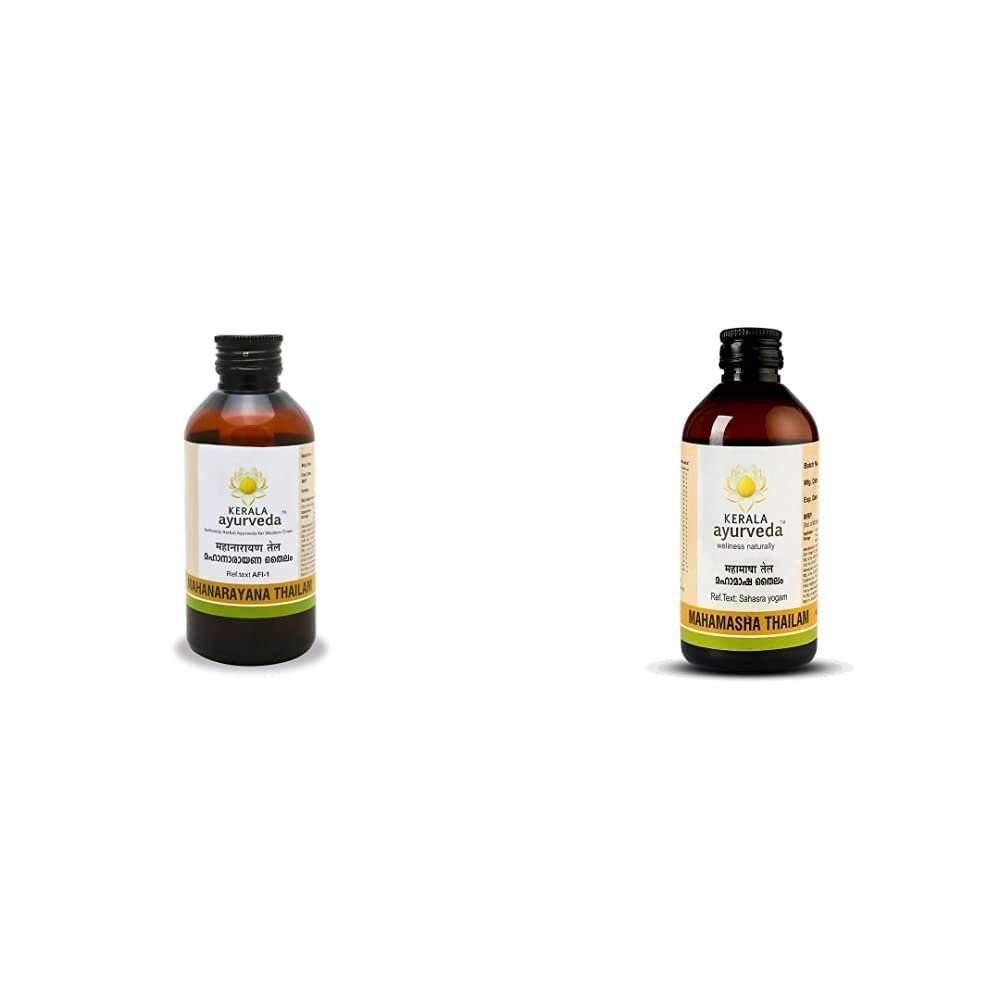 uk41QMfyFhbUS-1.jpg Kerala Ayurveda Mahanarayana Thailam 200 ml & Kerala Ayurveda Mahamasha Thailam 200 ML - Fast UK Delivery - Image 1