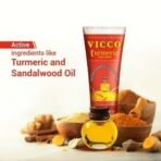 Vicco Turmeric Skin Cream | 100% Natural Ayurvedic Relief with Turmeric & Sandalwood Oil for Glowing, Even-Toned Skin | Suitable for All Skin Types [50gm Each | Pack of 3] - Image 4