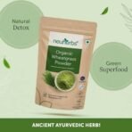 Neuherbs Organic Wheatgrass Powder | Ayurvedic Support For Natural Detox | Immunity Booster | Herbal Supplement | NON-GMO, Vegan, Antioxidant, Superfood | Certified Organic - 100g - Image 4