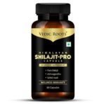 Vedic Roots Pure Shilajit Capsule for Men,Shilajeet Ashwagandha Safed Musli Testosterone Capsule (500mg) Muscle Power Strength Energy Supplement - 60 Capsule - Fast UK Delivery - Image 2