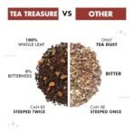 Tea Treasure Blend of Ceylon Cinnamon, Long, Ginger, Assam Leaf, Dehydrated Apple Spice Fruit Tea for Better Digestion & Healthy Skin, 50 g - Fast UK Delivery - Image 5