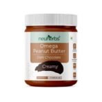 Neuherbs Chocolate Peanut Butter (Creamy), Gluten free | 19g Protein | Non GMO | Omega-3, 400g - Fast UK Delivery - Image 2