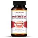 Vedic Roots Herbal Dant Manjan/Tooth Powder|Tooth Pain Gum Bleeding Relief|Bacteria Cavity & Sensitivity Relief|Yellowness Stain Mouth Smell Remover/Freshen Breath - 70 GM - Fast UK Delivery - Image 2