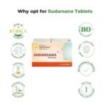 Kerala Ayurveda Sudarsana Tablet | Relieves Viral Infections | Eases High Temperature, Chills, and Cold | Relieves Headache, Sore Throat, and Cold | Ayurvedic Anti-viral Tablets| No Artificial Flavors| 100% Ayurvedic |With Kirathatiktha, Musta, Patmaka, Murva, and Kutaja | - Fast UK Delivery - Image 6