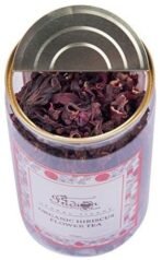 The Indian Chai Organic Hibiscus Flower Tea (100 Grams)|Hibiscus Tea|Helps Control High Blood Pressure|Promotes Heart Health|Relieves Stress & Anxiety|Reduces Blood Sugar|Herbal Tea|Caffeine Free - Fast UK Delivery - Image 4