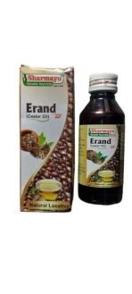 Sharmayu Genuine Ayurveda Erand oil castor oil (tel) 100ml natural laxative - Fast UK Delivery