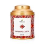 Octavius | Kashmiri Kahwa Green Tea - 100 Gm (50 Cups) Dome Tin | 100% Natural Ingredients | Loose Leaf | Saffron, Cinnamon Cardamom, Clove, Green Tea | Kahwa Tea | Spiced Chai - Fast UK Delivery - Image 2