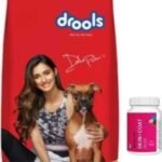 Drools Chicken Egg Adult Dog Food Drools Skin Coat 110 pcs Chicken 1 kg (2x0.5 kg) Dry Young Dog Food - Fast UK Delivery