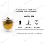 Tea Treasure Lemon tulsi Green Tea - Antioxidants Rich, Immunity Booster Detox Tea - 1 Teabox (25 Pyramid Tea Bags) - Fast UK Delivery - Image 5
