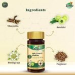 Zandu Hair Growth Vitalizer?A Formulation Prepared With Selected Herbs To Take Care of Your Hair|Useful In Nourishing Hair & Scalp (60 Capsules x 2) - Fast UK Delivery - Image 3