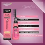 Panchvati Herbals Professional Keratin One-Step Hair Straightener Cream with Easy Comb Applicator, 30 Minutes Therapy for Instant Results - 150 ml - Fast UK Delivery - Image 7