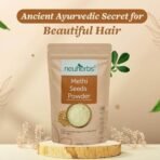 Neuherbs Methi Seeds Powder 200 grams (Pack of 1) For Men & Women | Pure & Natural Powder for Hair Growth and Nourishment | Cruelty & Paraben Free | With No Artificial Colour & Additives - Fast UK Delivery - Image 6