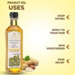 Jivika Cold Pressed Peanut Oil 1 Litre | Unrefined | Kolhu/Kacchi Ghani/Chekku | Natural | Chemical-Free | Cold Pressed Groundnut Oil for Cooking - Fast Shipping to USA & Canada - Image 6