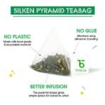 Teabox Green Mint Tea 25 Teabags | Exotic Blend of Premium Green Tea and Real Peppermint Leaves | Boosts Immunity | Silken Pyramid Teabags - Fast UK Delivery - Image 6