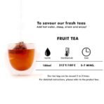 Tea Treasure Organic Apple Spice Fruit Tea - 25 Pyramid Tea Bags - Blend of Assam Black Tea, Naturally Dried Apple, Adrak, Long & Cinnamon | Premix Spice Tea | Apple Tea | 1 Teabox - Fast UK Delivery - Image 4