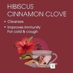 Teabox Organic Hibiscus Cinnamon Clove Green Tea 100 grams & Teabox Organic Turmeric Ginger Tulsi Green Tea 100 grams - Fast UK Delivery - Image 5