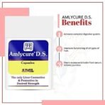 AIMIL Amlycure D.S. Capsule for Total Liver Support| Cleanse and Detox| Protects Cells & Enzymes| 20 Capsules (Pack of 2) - Fast UK Delivery - Image 3
