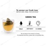 Tea Treasure Peace Jasmine Flower Green Tea Antioxidants Rich Calming and Soothing, 25 Pyramid Tea Bags - Fast UK Delivery - Image 5