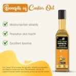 CURA AYURVEDIC AND UNANI castor oil/Arandi Oil 200ml | Useful for constipation I Natural laxative I Hair and Body masage (100ml x 2) - Fast UK Delivery - Image 2