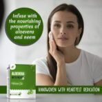 CURA Aloe Vera Neem Soap 125gm x 4 I Medicated Natural Handmade Soap I For Soft & Healthy Skin I Suitable for all skin types Pack of 4 X 125gm each - Fast UK Delivery - Image 6