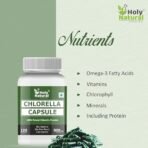 Holy Natural Chlorella Capsule 450 mg/cap (120 Veggie Caps) | Help Boost Immunity | Pure & Natural - Image 7