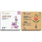 Teabox Fresh Kashmiri Kahwa Saffron (Kesar) Green Tea Bags 25 Pieces & Teabox Organic Ashwagandha Green Tea 25 Teabags - Fast UK Delivery - Image 2