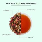Tea Treasure Kahwa Green Tea, Antioxidants Rich Desi Kahwa Detox Pyramid Tea Bags, 18 Count - Fast UK Delivery - Image 6