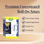 Girnar Azraq Attar 9ml | Non-Alcoholic Premium Concentrated Perfume | Fresh, Spicy, Warm, Cedar, Amber & Sandalwood Scent - Fast UK Delivery - Image 5