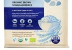 Organic Tattva, Organic Sonamasuri Brown Gluten Free and Unpolished Rice, 5 Kg - Fast UK Delivery - Image 3