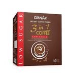 Girnar Instant Coffee 3 In 1 (10 Sachets - Low Sugar), Ground, Box - Fast UK Delivery - Image 2
