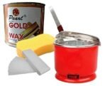 PMPEARL Waxing Kit/Wax Kit Combo Includes (GOLD Wax + Wax Strips + Wax Spatula) - Fast UK Delivery