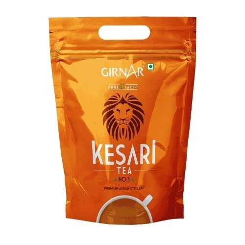 Girnar Kesari Black Tea (1Kg Loose Leaves Pouch) - Fast UK Delivery